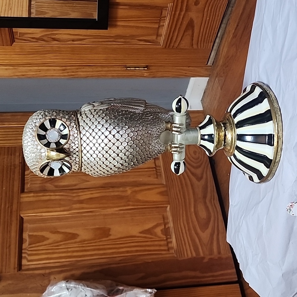 Mackenzie childs golden Owl